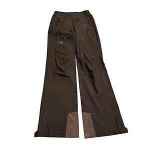 Womens North Face Gore Tex Ski Pants Side Zip Size XS BLACK